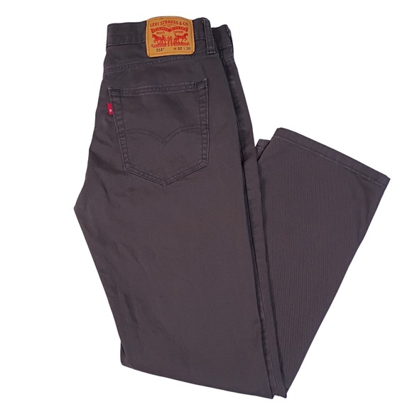 Levi's Other - Levis 514 Straight Fit Mens Pants 32x30 Charcoal Gray Stretch
